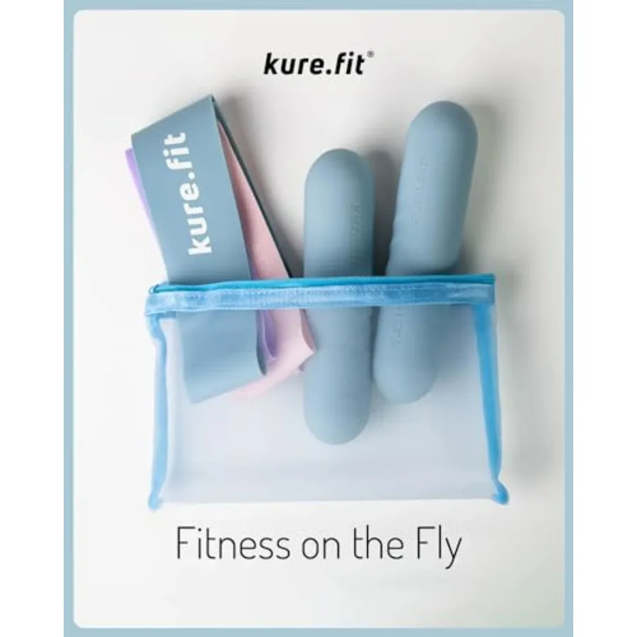 أوزان الكاحل المعصم الخوخي + مجموعة قضبان وزن اليد الزرقاء لتدريبات اللياقة البدنية وممارسة المقاومة وبناء القوة في المنزل Wo