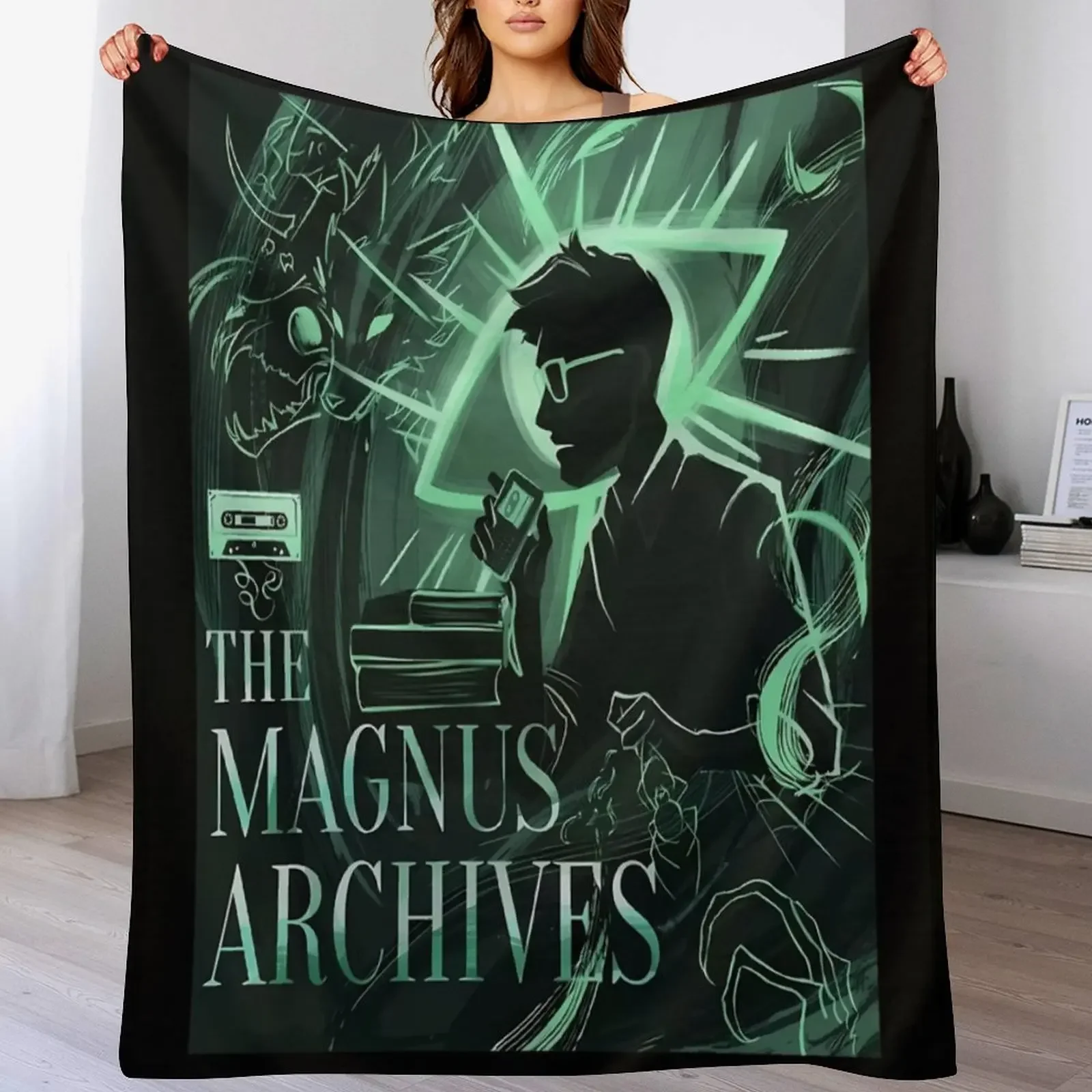 

The magnus archives Throw Blanket Sofa Throw cosplay anime Large Luxury Brand Blankets