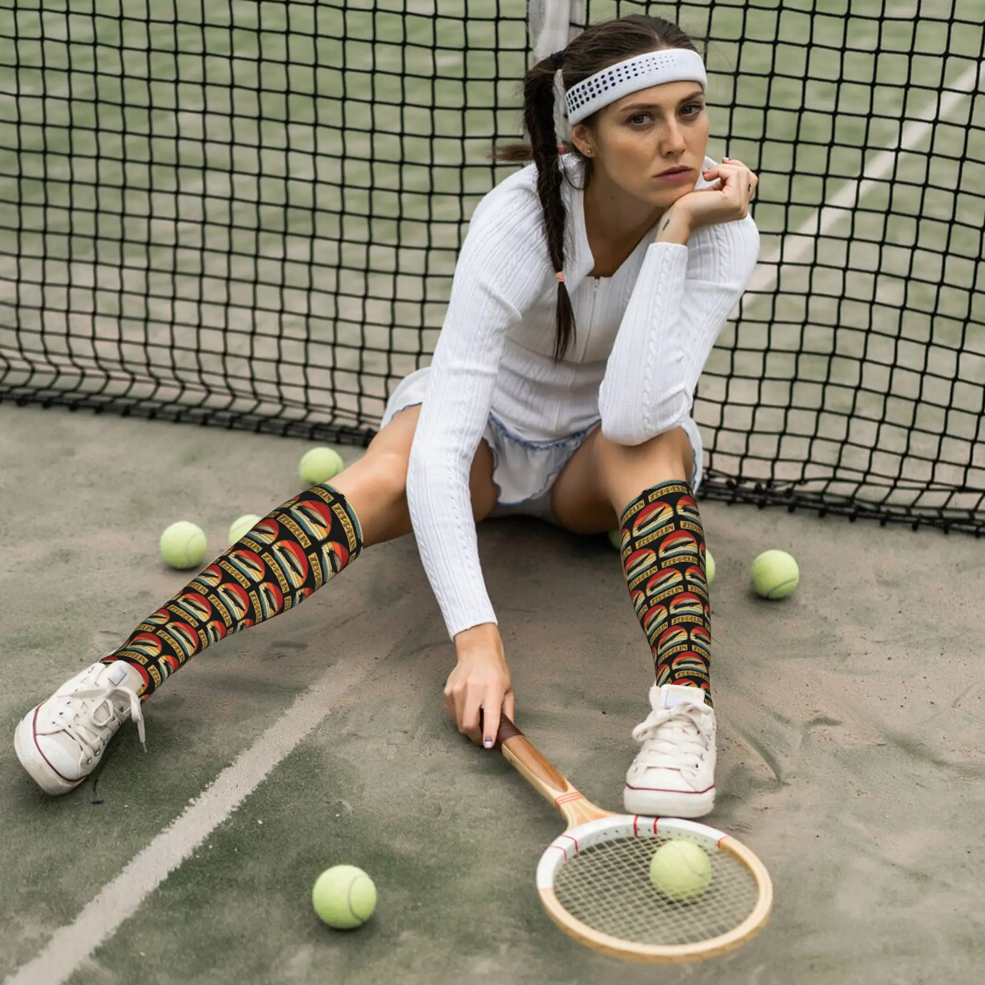 Alle Jahreszeiten Crew Strümpfe Led Zeppelin Socken Harajuku Lustige Hip Hop Lange Socken Zubehör für Männer Frauen Geburtstagsgeschenk