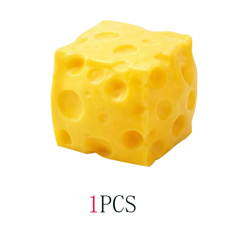 Jouet géant en forme de fromage à presser, taille extra large, jouet anti-stress en forme de fromage