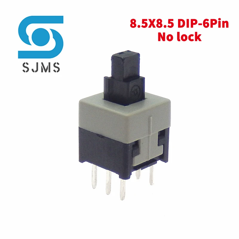 10PCS 5.8x5.8 7x7 8x8 8.5x8.5mm Non-Self-Locking / Self-Locking Switch / UNlock Push 6 Pin Tactile Power Micro Button Switches