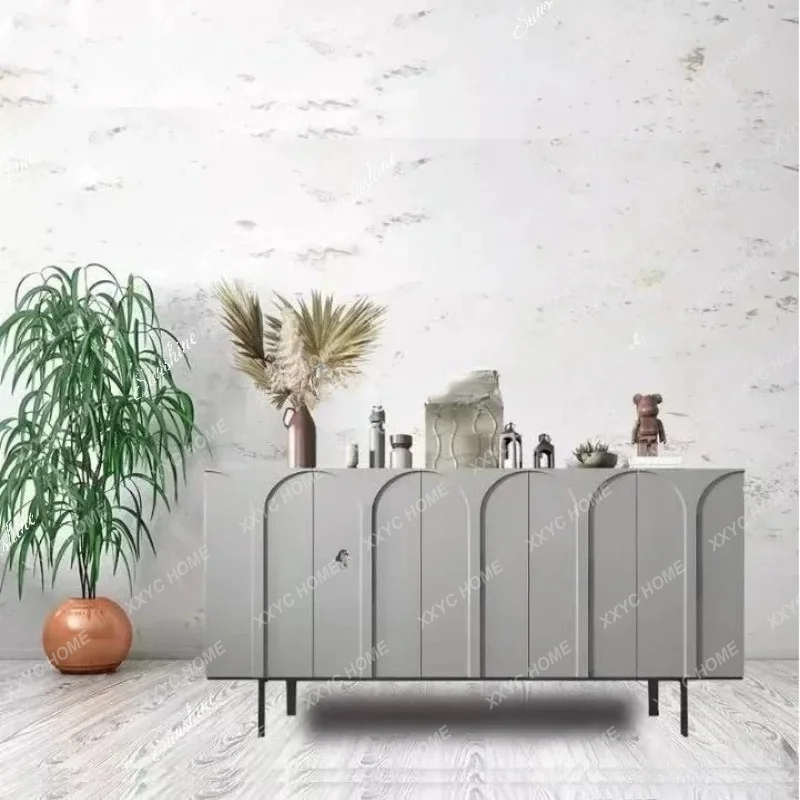 XXlight luxury dining side, minimalism, creativity, piano paint cabinet