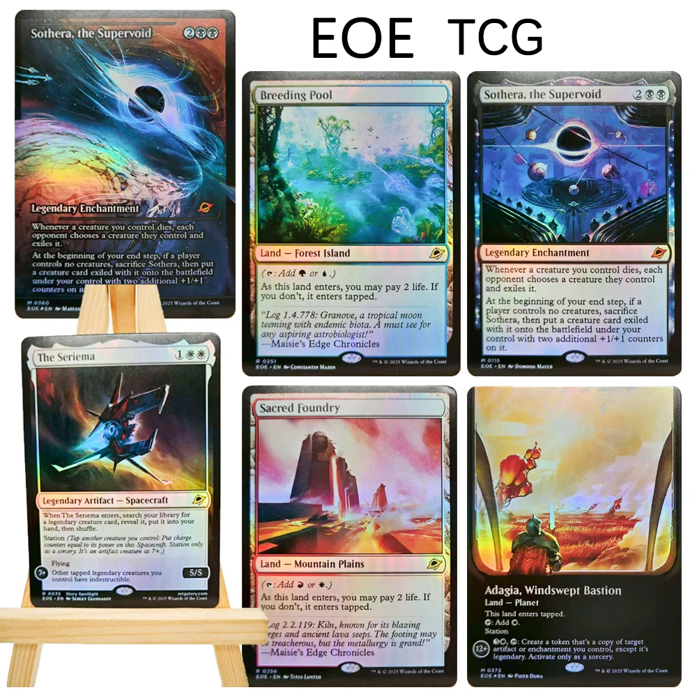 

EOE TCG DIY домашняя 12 шт./компл. волшебная игрушка-карта лазерная Звездный филд вокалист тюнер Sothera водянистая могила разведение бассейн настольные игры