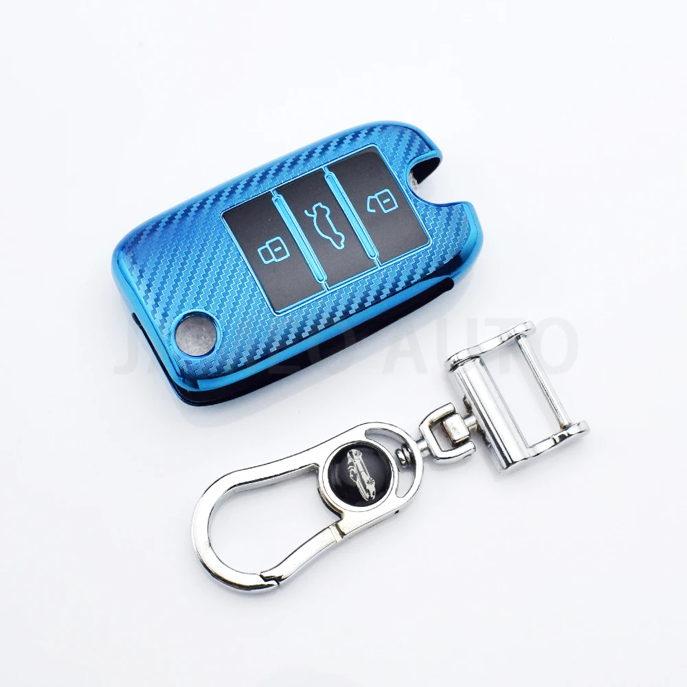 TPU Car Flip Key Case Cover for Roewe RX5 MG3 MG5 MG6 MG7 MG ZS GT GS 350 360 750 Bag Shell Protector Auto Accessories