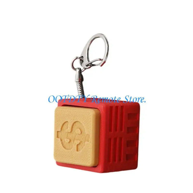  Tiny Presser With Metal Clip For Anxiety Relief Portable 3D Printed Button Toy For Friend Family