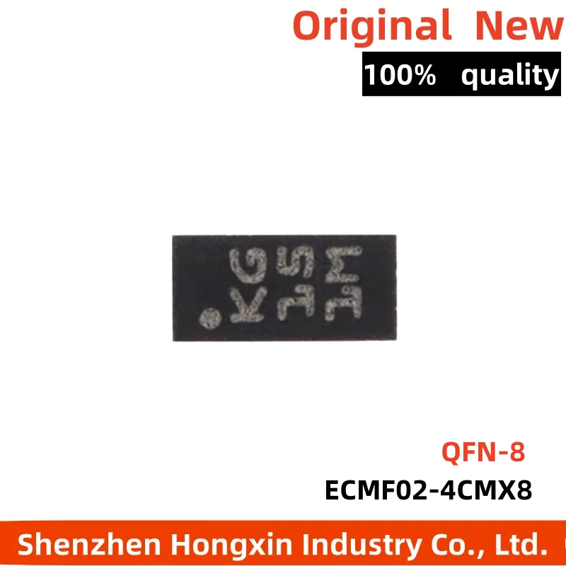 

10 pieces ECMF02-4CMX8 QFN-8 USB 2.0 interface common mode filter with ESD protection