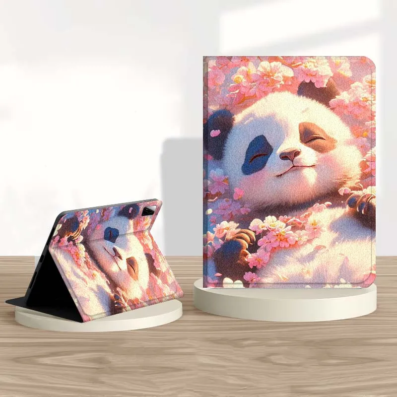 

Panda Art Flower Tablet Case For Xiaomi Redmi Mi Pad 4 5 6 6s 7 7s SE Pro 2 11 Plus Max 12.4 11.2 12.5 8.7 inch