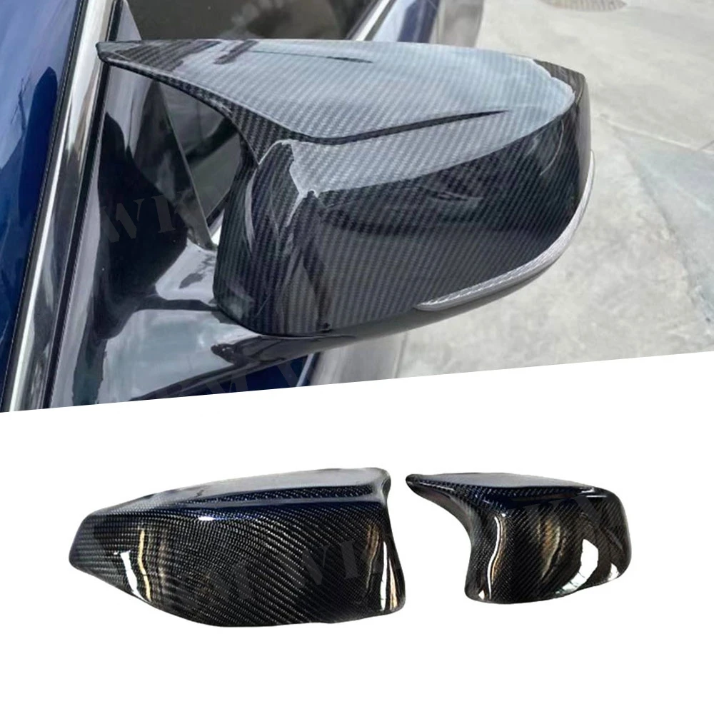 

Carbon Fiber Material Car Accessorise Rearview Mirror Covers Caps For Infiniti Q50 2014-2020 Replacement Style Mirror Cover