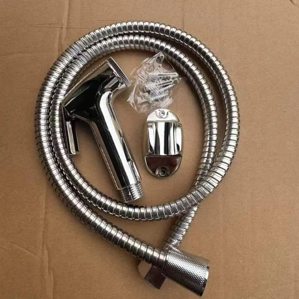 Portable Bidet Toilet Spray Set ABS Bathroom Cleaning Applicator Pressurized Handheld Shower Hose Plumbing Fixture