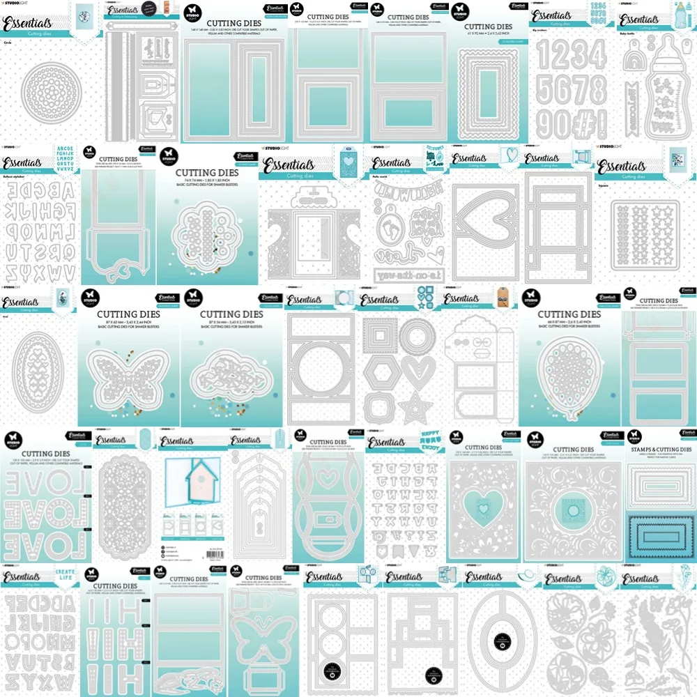 Big Sale Metal Cutting Bottles and feathers Frame dies 2024 New Templates DIY Scrapbooking Paper Making Crafts Cuts