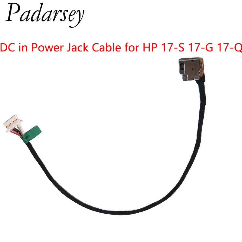 Padarsey Replacement Laptop DC in Power Jack Cable for HP 17-S 17-G 17-Q 799750-T23 799750-Y23 799750-S23 809295-001