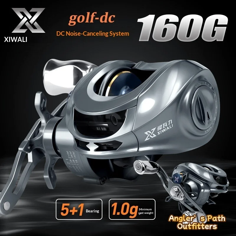 xiwali-lure-golf-dc-baitcasting-fishing-reel-dual-brake-anti-backlash-long-casting-freshwater-saltwater-ultralight-angler