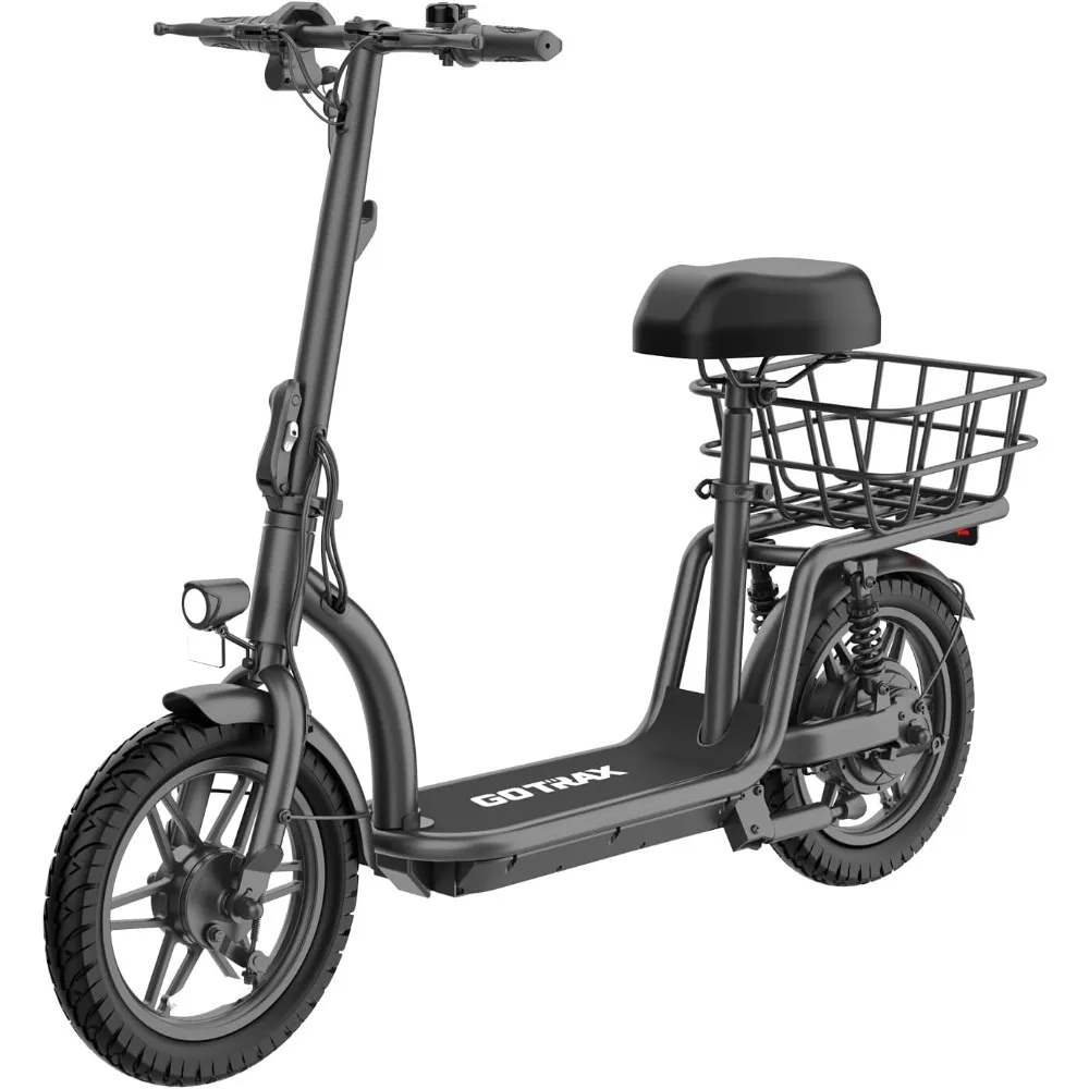 Electric Scooter for Adult,19 Miles Range15.5Mph Power by 350W Motor, Folding Scooter with 14