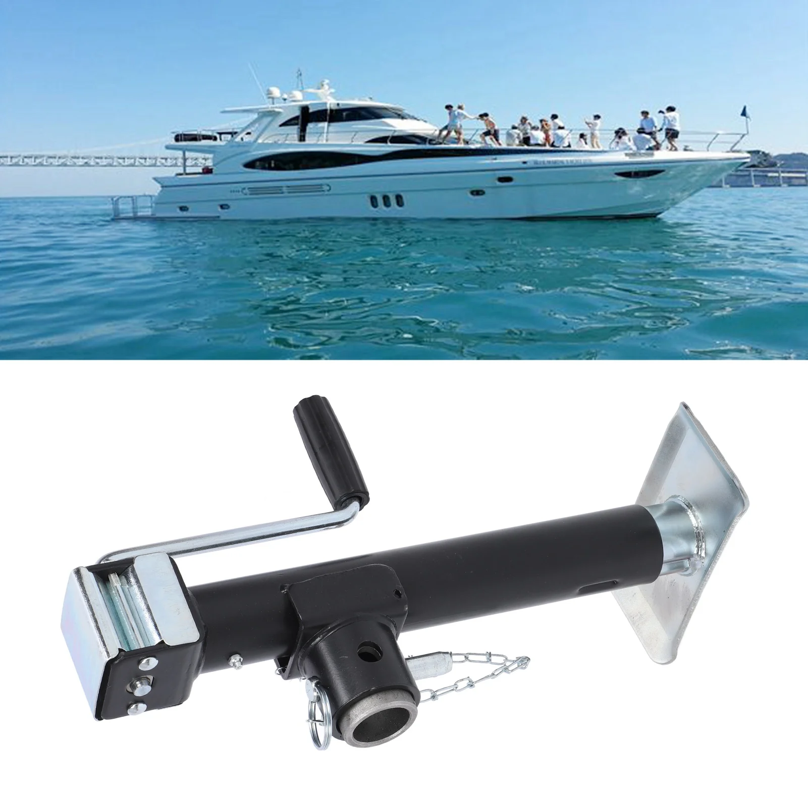 5000 Lbs Yacht Trailer Parts Jack Wheel Heavy Duty Metal Stand Trailer Jack Stand Heavy Duty Trailer Jack Trailer Jack