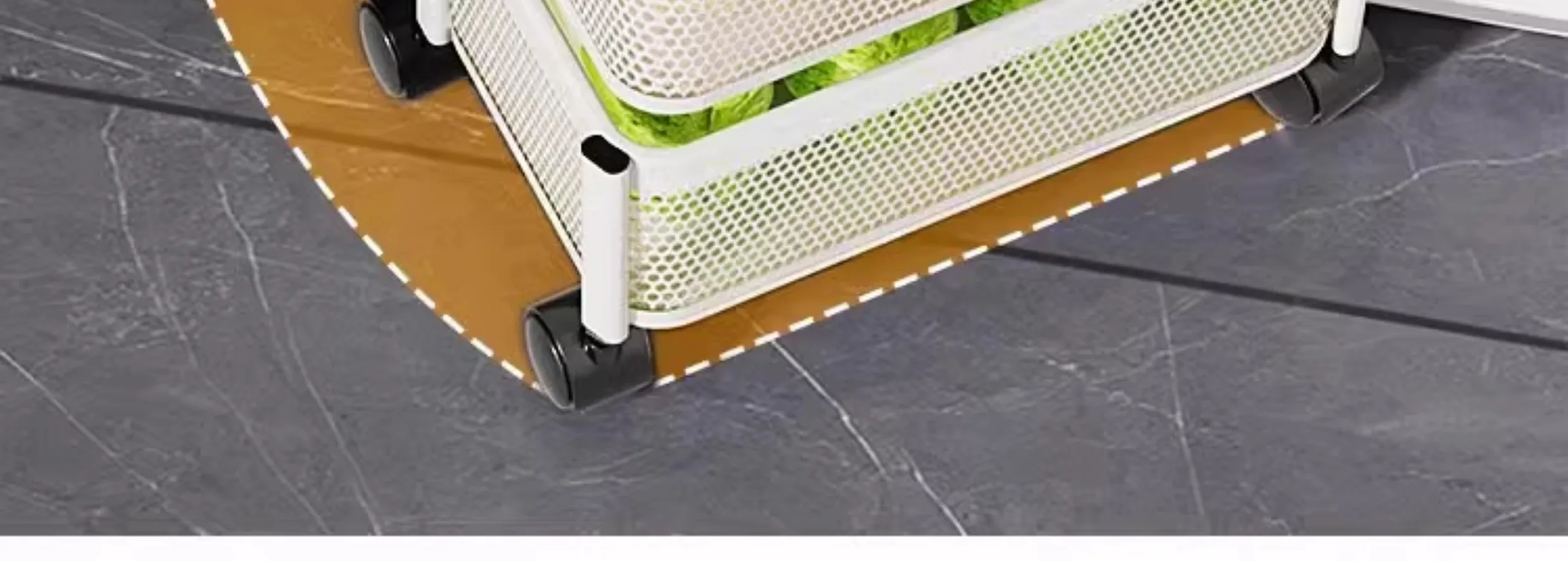 Carrito Bookshelf Mobile Kitchen Trolley Organizer with Wheels Gap Mobile Bookshelf Trolley Household Storage Rack 트롤리 수납선반