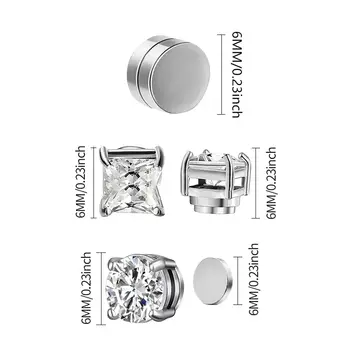 10 最佳銷售 男士磁性耳環 - №2