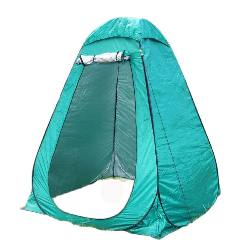 

Large Portable Privacy Outdoor Watching Pop Up Tent Silver Coated Toilet Shower Dressing Room 150*150*210cm High Fishing Tourist