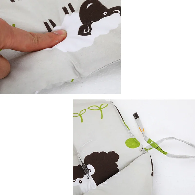 vvocci Baby Cushion Kids Cotton Fabric HighchairCushion Pad Mat Booster SeatsMat Feeding Cushion Mat Chair Cushi on Pad Stroller