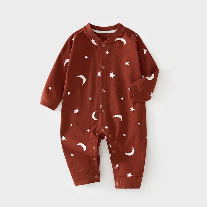 Baby Jumpsuit Baby Newborn Boneless Spring and Autumn Pure Cotton Romper Men's and Women's Baby and Infant Children's Romper