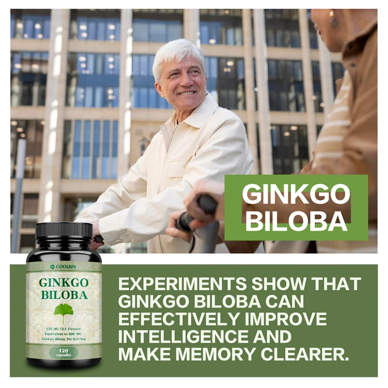 Ginkgo Biloba Capsules - Focus Brain Memory Metabolism Booster