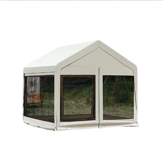 Indoor Steel Frame Camp Dining Tent Windproof Rain Shelter and Camping Sunshade for Trade Shows