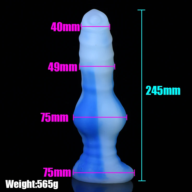 Huge Thick Dog Dildo Soft Silicone Penis Big Dick Phallus Adult Sex Shop Toy for Women Female Masturbator Suction Cup Anal Toys