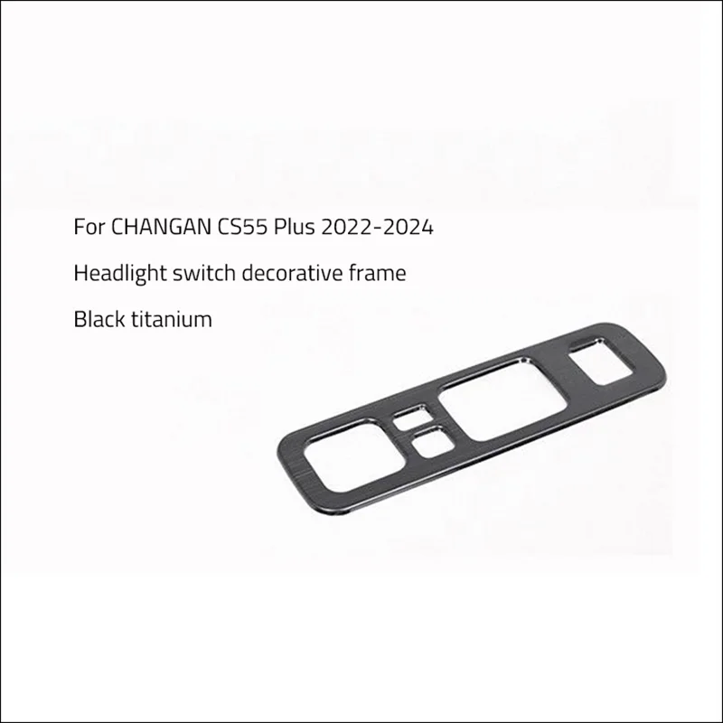 Per CHANGAN CS55 PLUS 2022 2023 2024 lampada frontale per auto interruttore della luce manopola di regolazione del faro controllo del pannello Trim