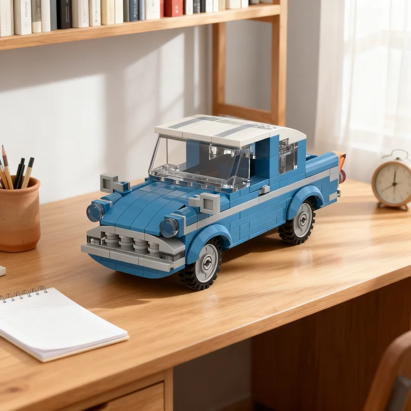 

212pcs MOC Forded Anglia H Rry The Ch Mber Secrets Harry Model Building Blocks Construction Christmas Gifts Toy Kids Birthday