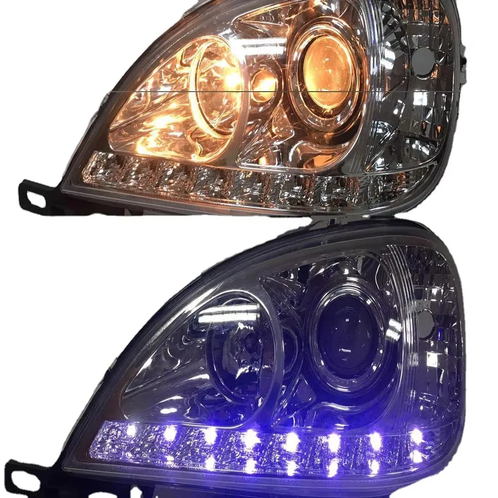 

1998-2005 Year For Mercedes-Benz W163 ML450 LED Head Lamp For Mercedes-Benz Black Housing