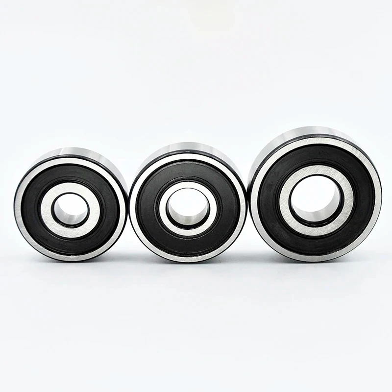 2 Rodamientos de Bolas de Ranura Profunda Sellados de Cromo para Motocicleta, Modelos 6300, 6301, 6302, 2RS, 6300RS, 6301RS, 6302RS