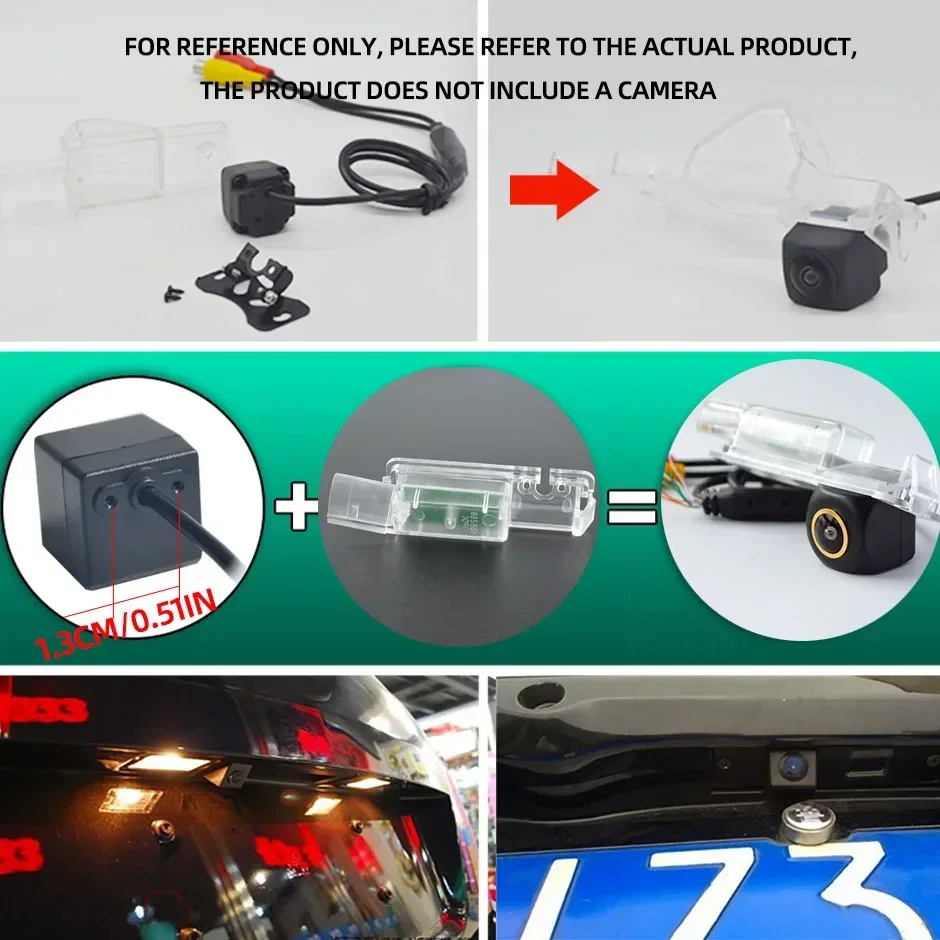 Qxny Rear Camera Bracket Mount License Plate Lights Housing Holder for Chevrolet Aveo Lacetti Captiva Orlando Epica Cruze Takuma