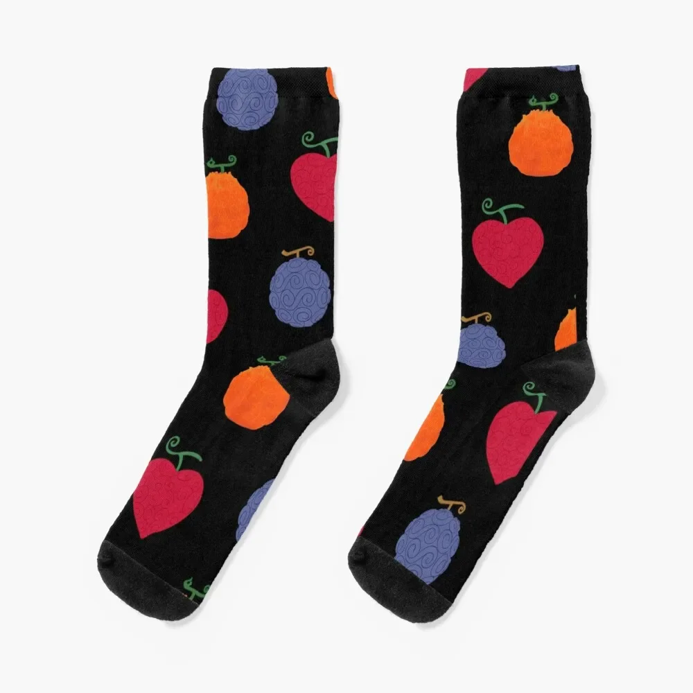 

Devil Fruit Pattern Socks japanese fashion designer Men Socks Luxury Brand Women's