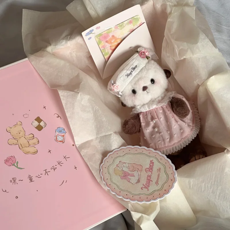 

Original Kayce Bear Sea Otter Tara'S Secret Garden Security Doll Soothing Stuffed Animal Cute Premium Box Girls Birthday Gift