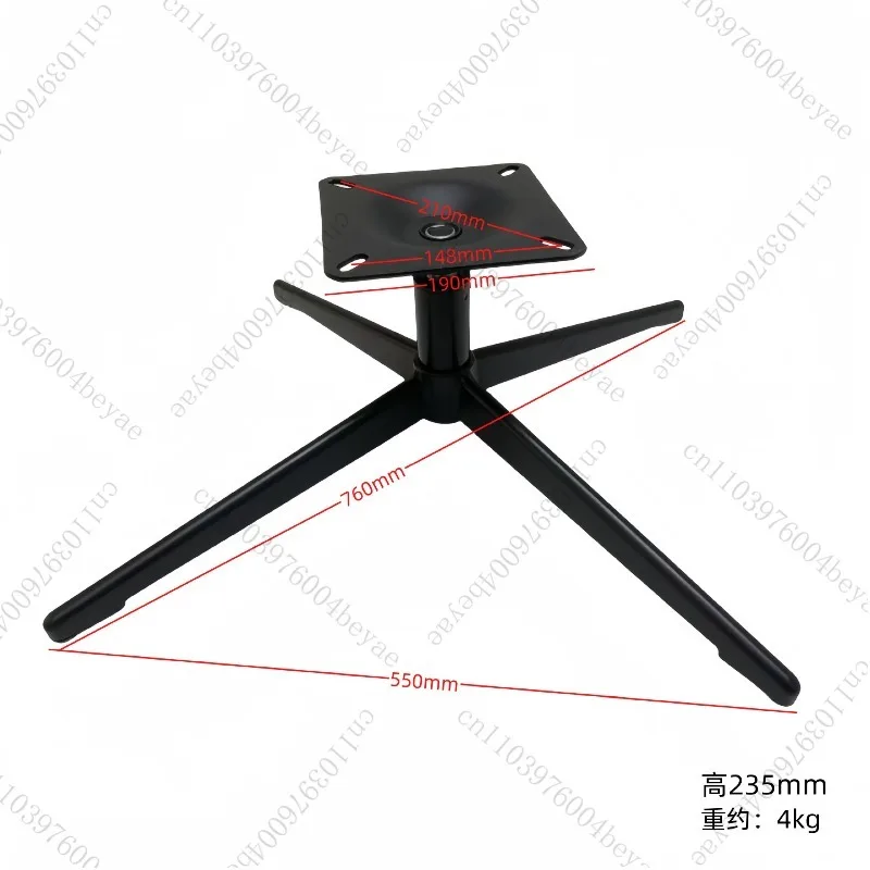 steel-thickened-stable-chair-legs-swivel-chair-accessories-chair-legs-chassis-spray-iron-four-star-frame-with-pedals