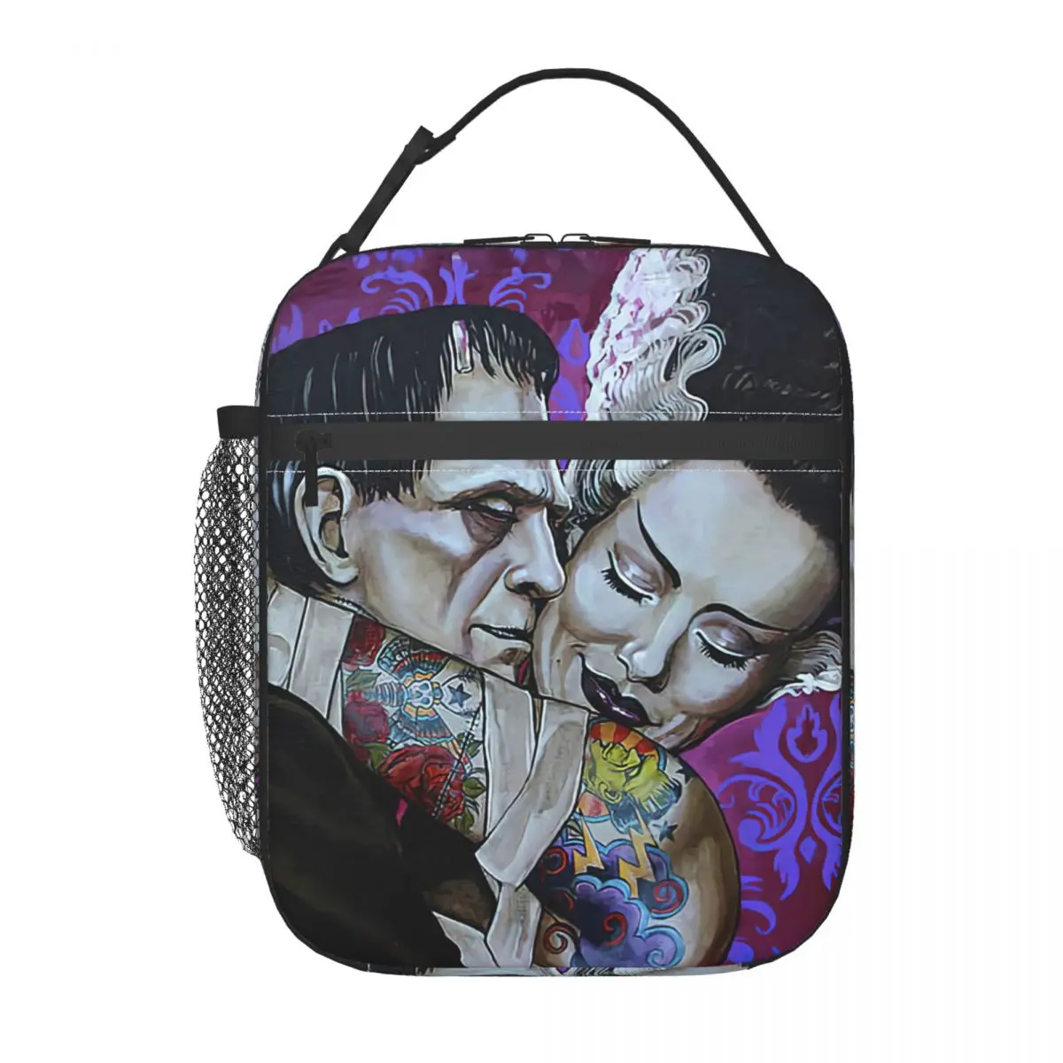 Bride Of Frankenstein Thermal Insulated Lunch Bags Science Fiction Horror Film Resuable Lunch Tote Work School Travel Food Box