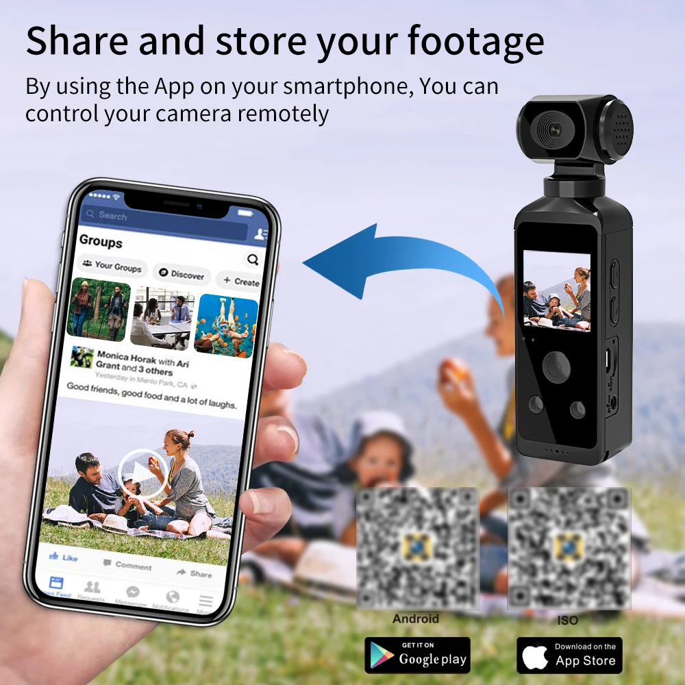 4K 1080P Pocket Camcorder HD Cam 1.3\