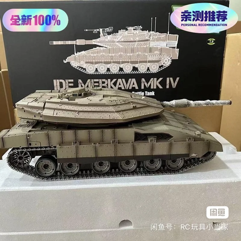 

2024 Танк с дистанционным управлением Henglong 3958 Израиль Меркава Mk Iv Основная боевая модель 1/16 Металлические гусеницы Внедорожный радиоуправляемый автомобиль Детские игрушки Подарки