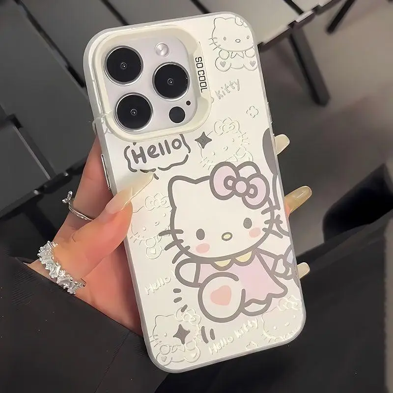 Sanrio Hello Kitty Couple Case for Samsung Galaxy A55 A35 A54 A53 A34 A23 A24 A14 A15 S24 Ultra S23 S22 S21 Plus S20 FE Cover