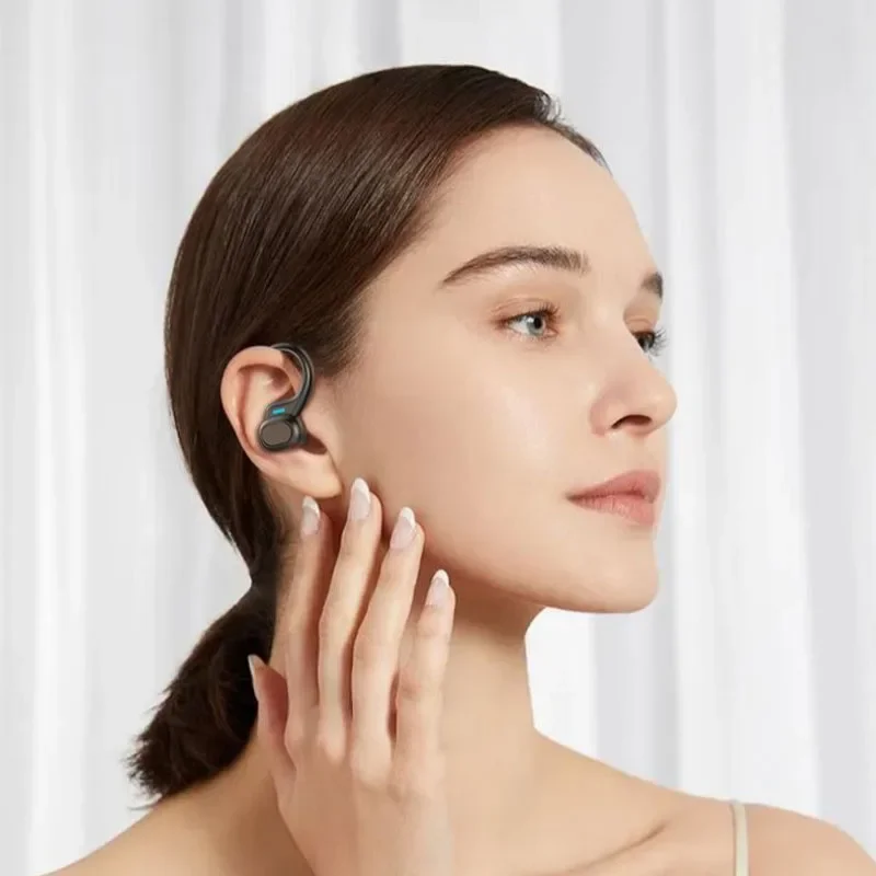 Ariettie SP16 earphone Bluetooth nirkabel, headphone olahraga ANC gerakan earbud Stereo dengan mikrofon, pengurang kebisingan