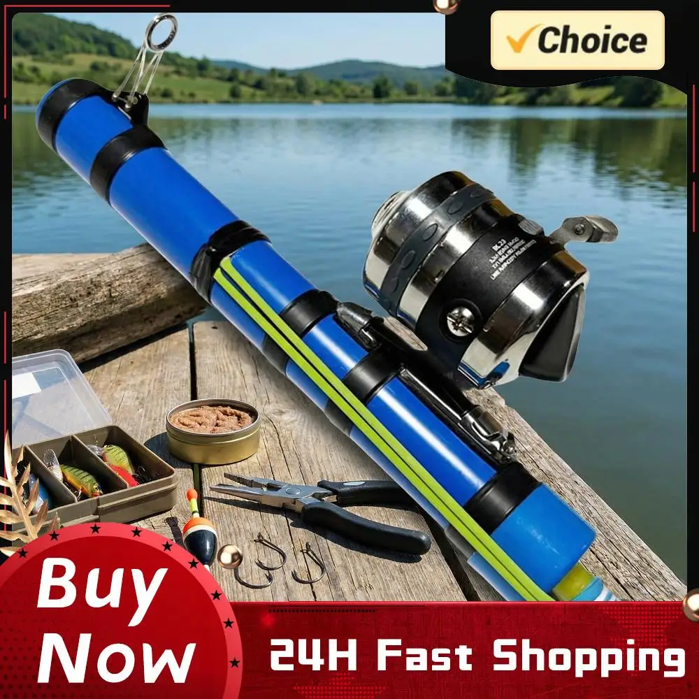 

Удочка-катапульта с катушкой для точного запуска приманок, многоразовое оборудование для запуска рыболовных наживок для активного отдыха и путешествий
