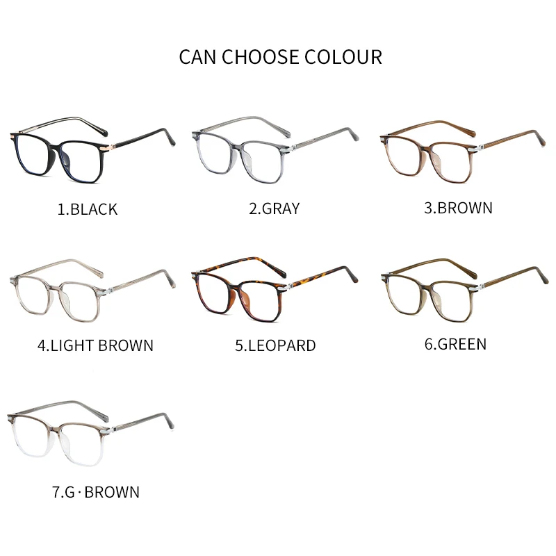 مكافحة الضوء الأزرق المتضخم النظارات البصرية الرجعية إطار مربع الرجال النساء النظارات البصرية خمر نظارات الكمبيوتر #4