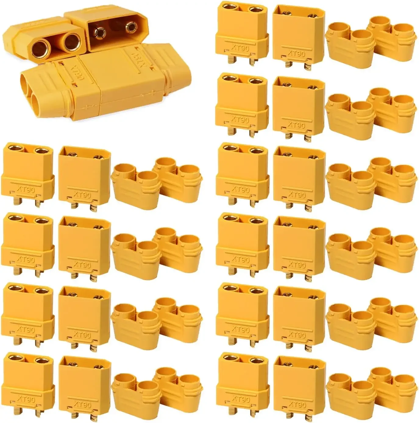 Wholesale XT90 Connector, XT-90 Male Female Bullet Connectors  for Battery ESC and Charger Lead for RC Car Truck