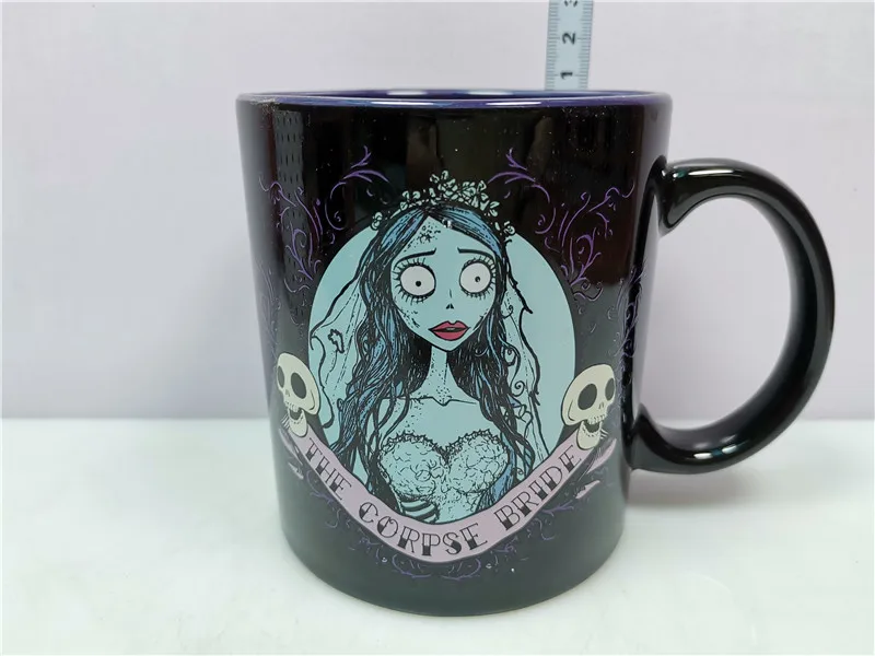 كوب سيراميك بتصميم فيلم الرسوم المتحركة 'عروس الزومبي'، شخصية فيكتور الخيالية، بدون غطاء، سعة 50-600 مل #2