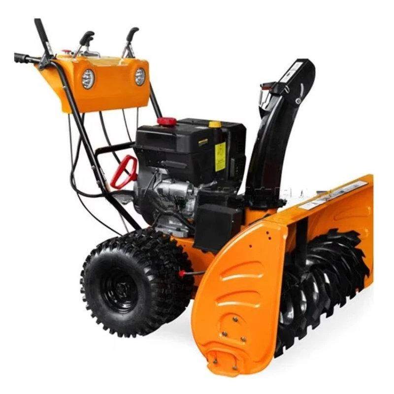 Small Property Snow Blower Machine Hand Push Full Gear Snowplow Push Snowplow Device