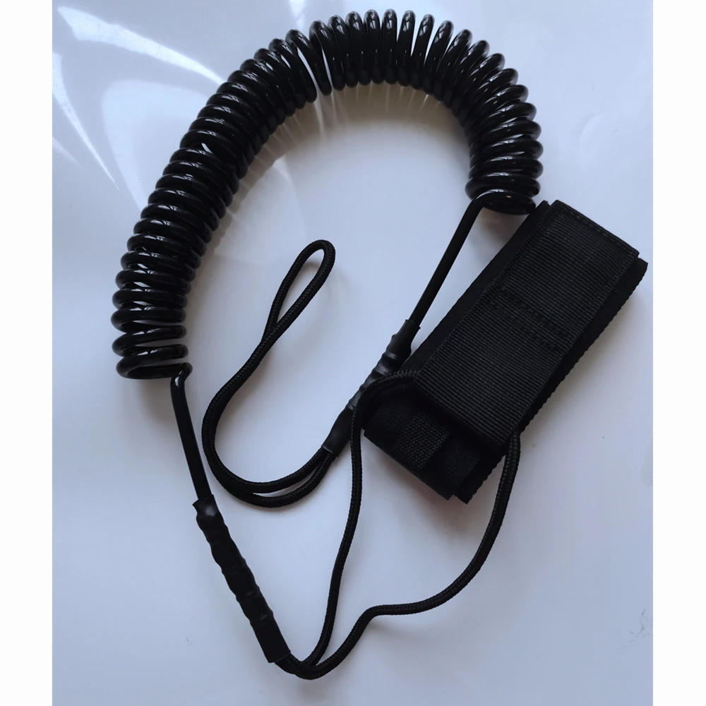 Trela ​​de tornozelo para prancha de surf de fibra de vidro de 5,5 mm 10 pés para modelo de prancha de remo Zhejiang