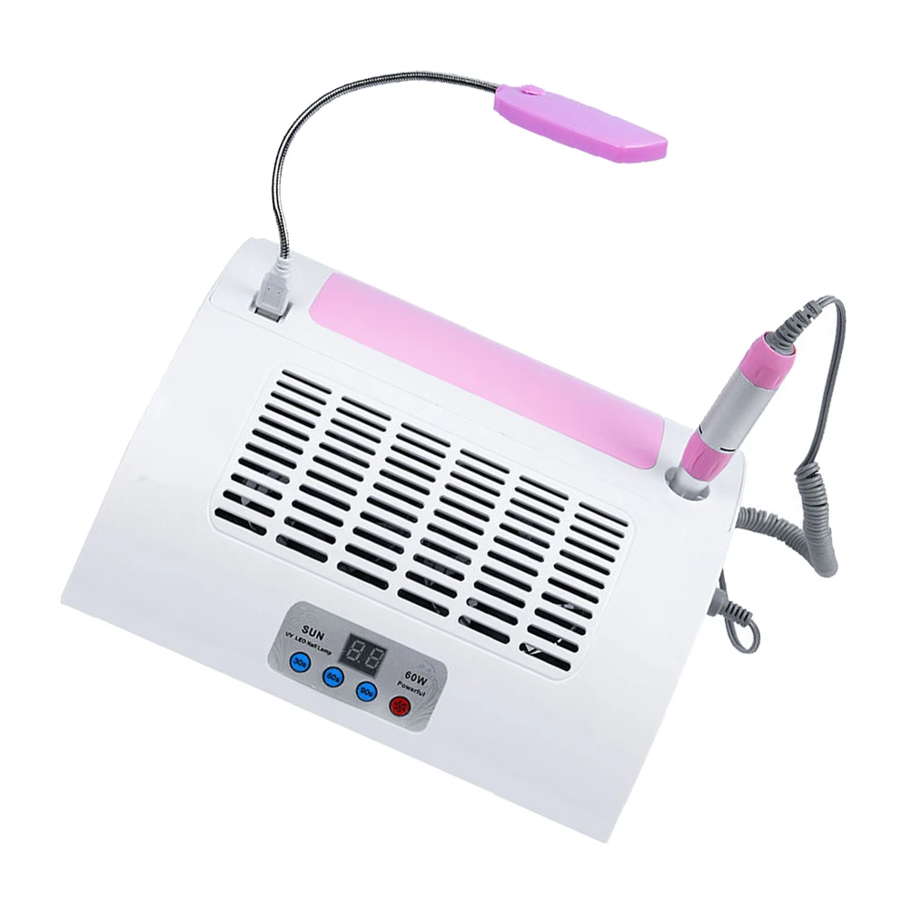 

Nail Grinder Dust Collector Electric Wax Heater Warmer Multi-function Melting Machine LED Lighting Salon Home Use Beauty Parlor