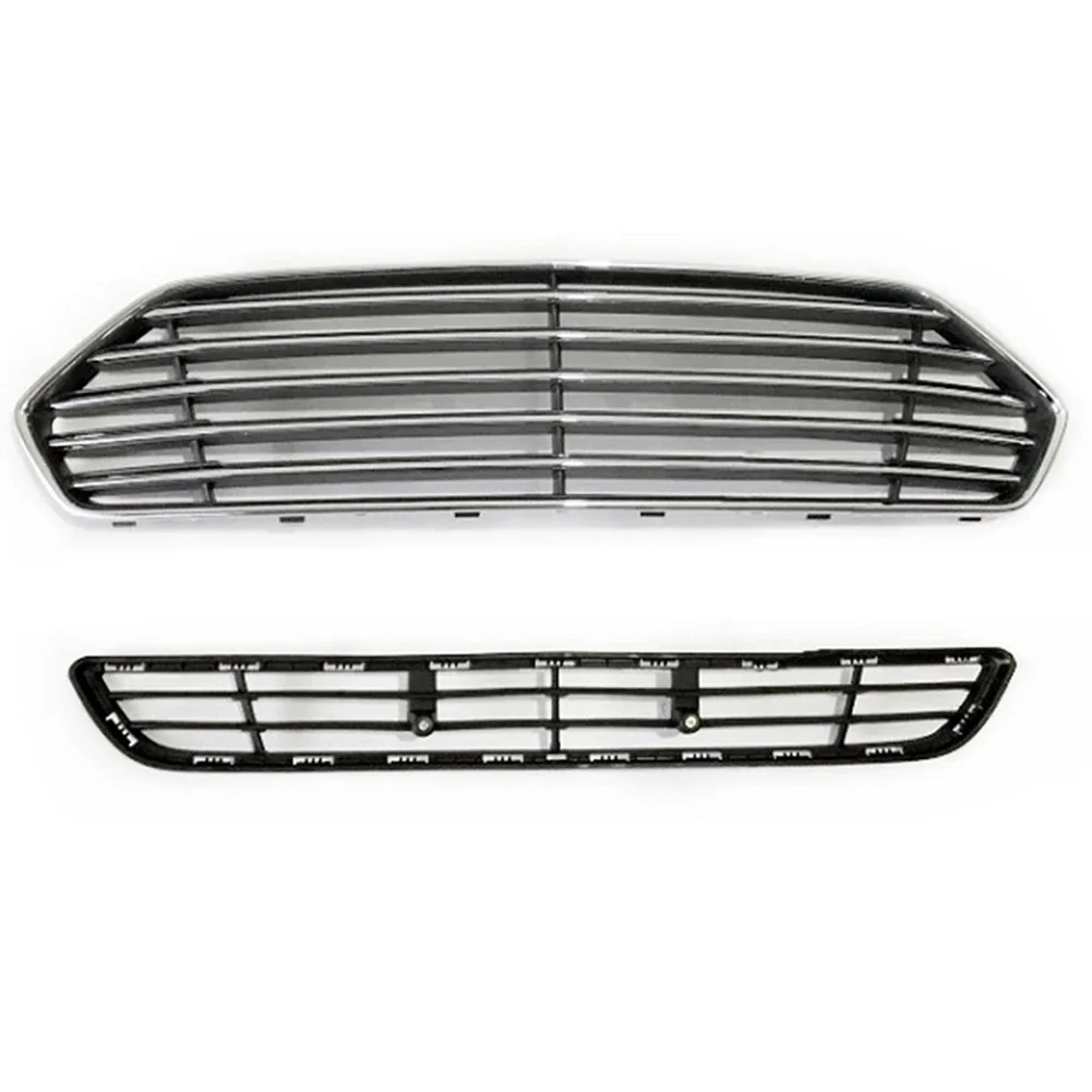 Front Bumper Grill Upper Lower Grille Fit For Ford Escort 2015 2016 2017