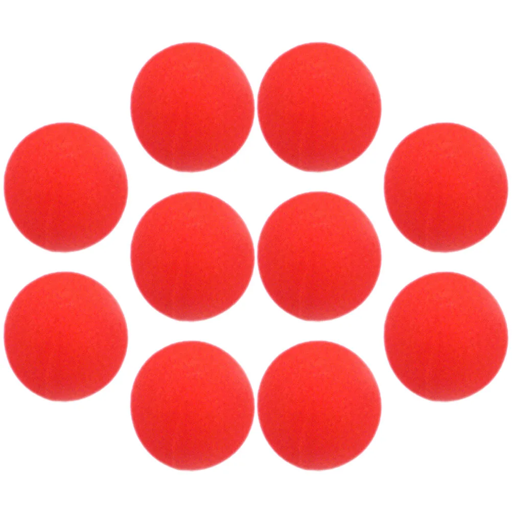 

10Pcs Sponge Ball Red Soft Round Trick Props for Performance Stage Show Classical Conjuring Gimmick Accessories
