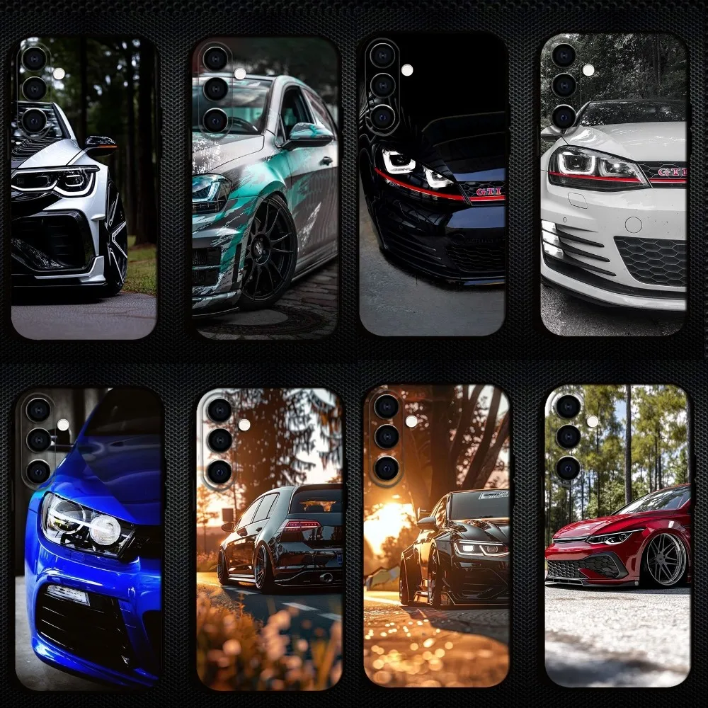 

G-Golf G-GTI Car MKs Phone Case For Samsung Galaxy A73/A72/A71/A70/A53/A52/A51/Others Soft Black Shell