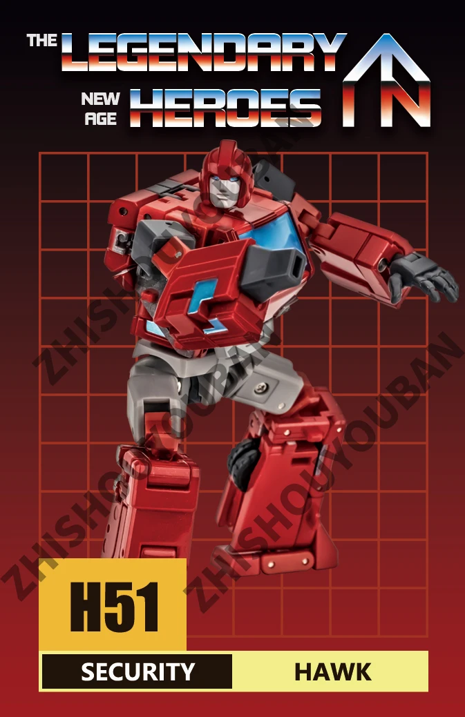 Exclusive creation of character cards Diy a NEWAGE NA Shape-shifting robot action figure H51 HAWK